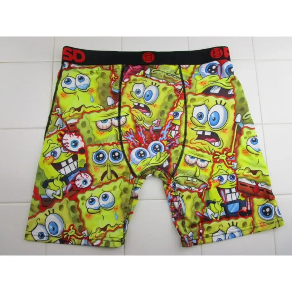 PSD Spongebob Squarepants Krusty Bob Men's Large Underwear‎ Boxer Briefs